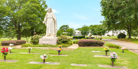 Cemetery grounds at Raleigh Memorial Park & Mitchell Funeral Home