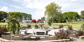 Water feature at McLaurin Funeral Home & Pinecrest Memorial Park