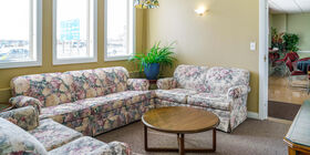 Sitting area at Victoria Avenue Funeral Home and Cremation Centre