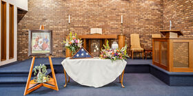 Signature dedication at Davison-Fulton Woodland Chapel & Parkview Cemetery