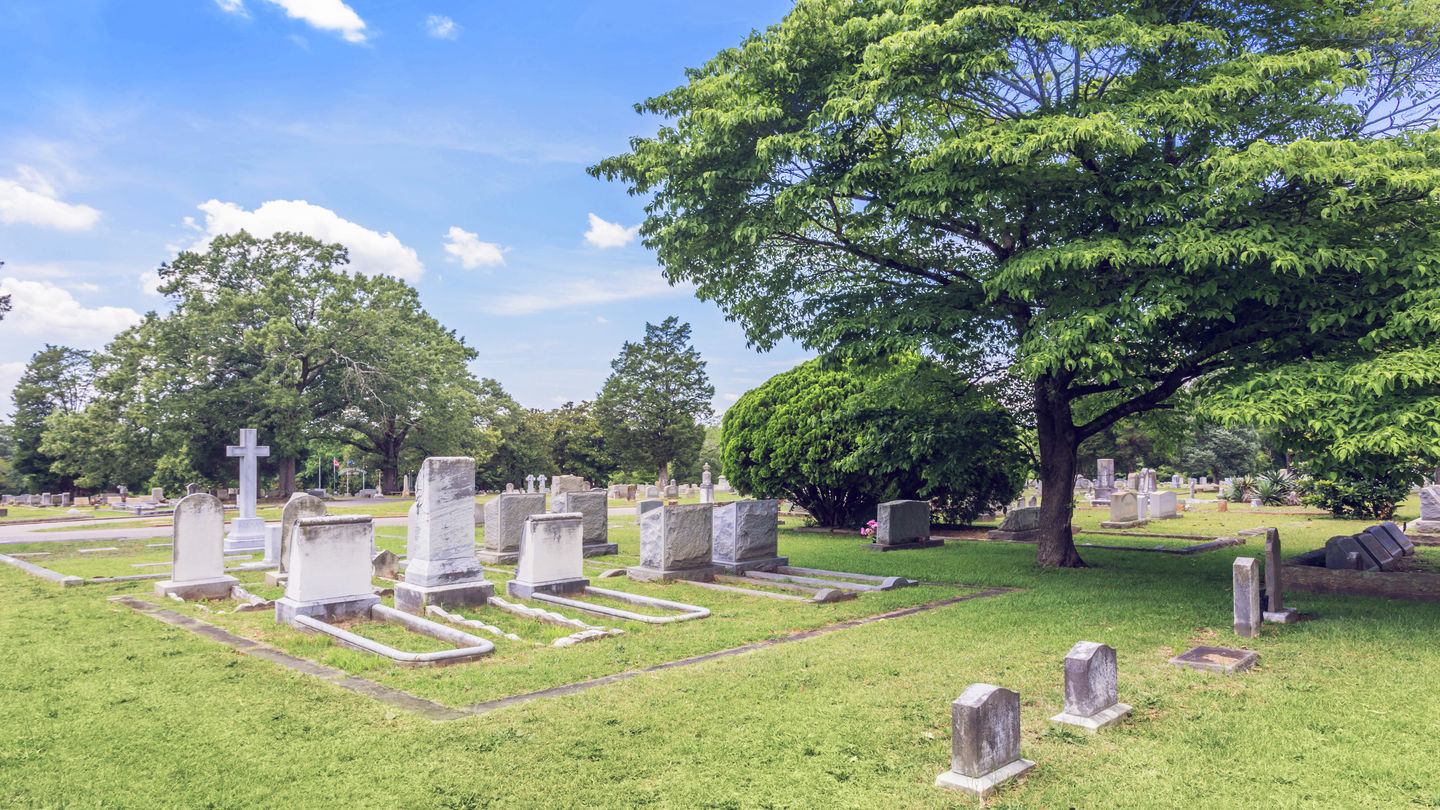 Cemetery grounds at Elmwood Cemetery