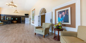 Lobby at Hodges Funeral Home at Naples Memorial Gardens