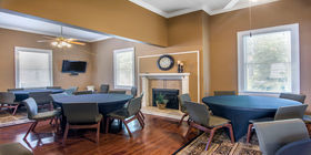 Reception room at Winkenhofer Pine Ridge Funeral Home