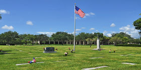 Cemetery grounds at Caballero Rivero Woodlawn South