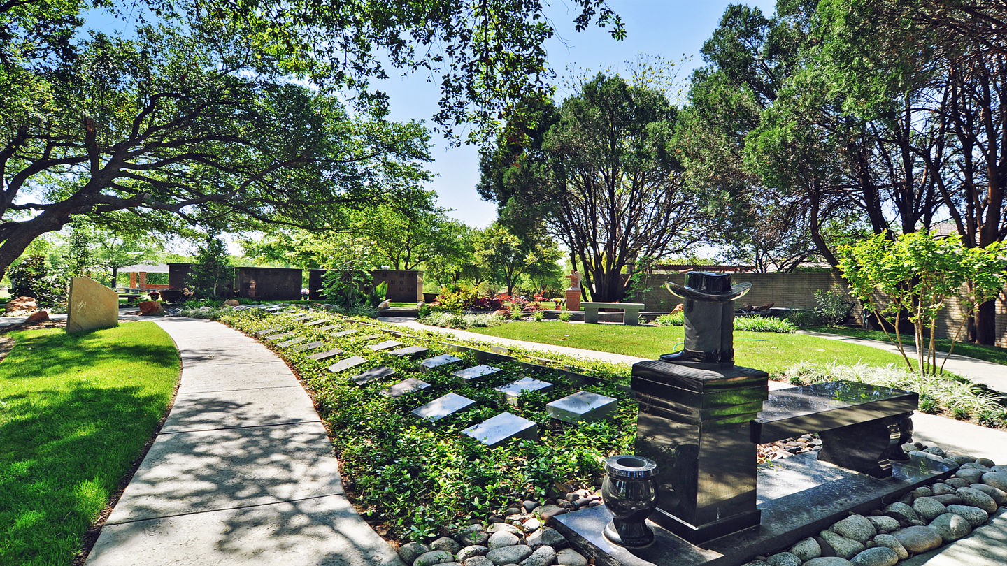 Cemetery grounds at Hilltop Memorial Park