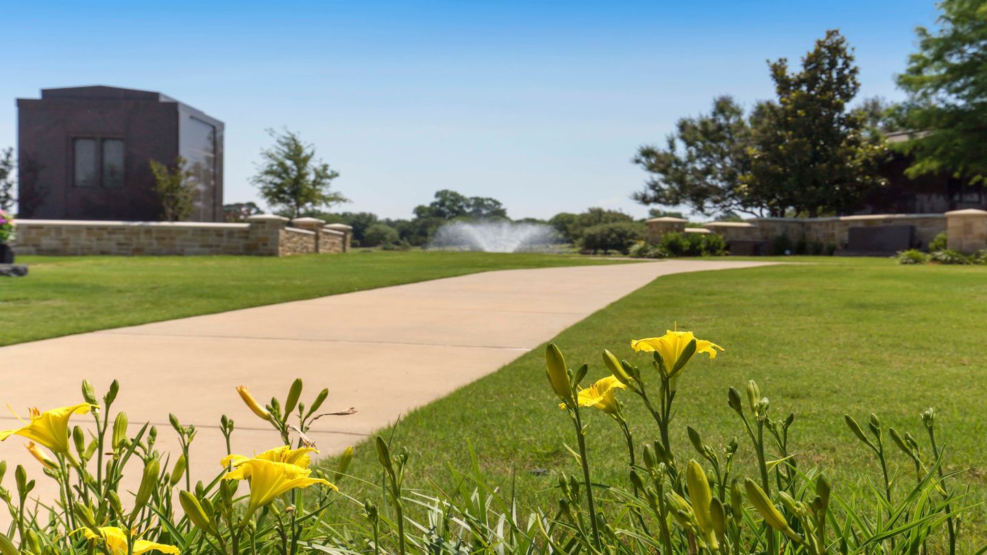 Cemetery grounds at Moore Funeral Home & Memorial Gardens