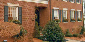 Front exterior building with signage at Leo P. Gallagher & Son Funeral Home