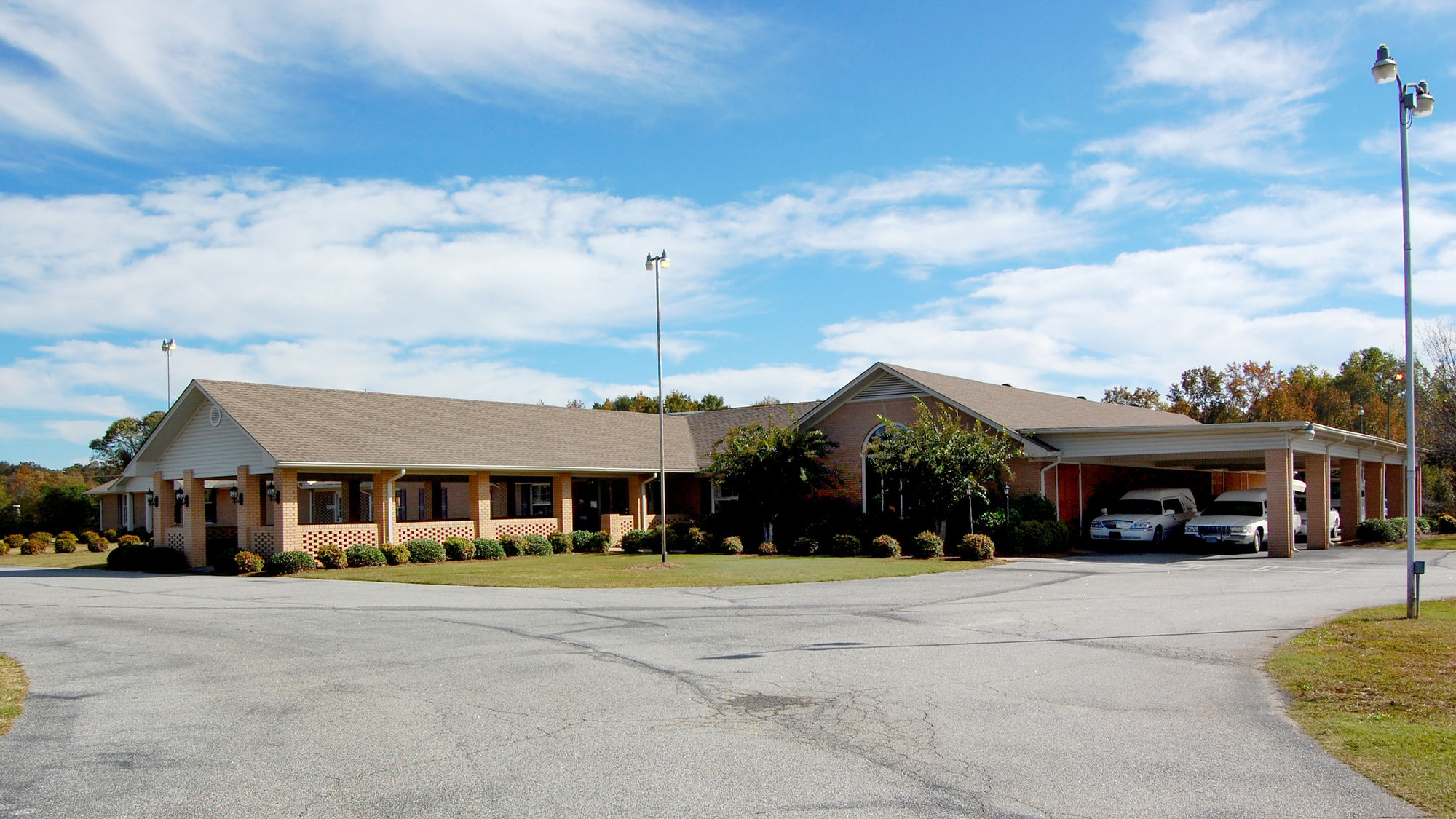Front exterior at Smith Memory Chapel