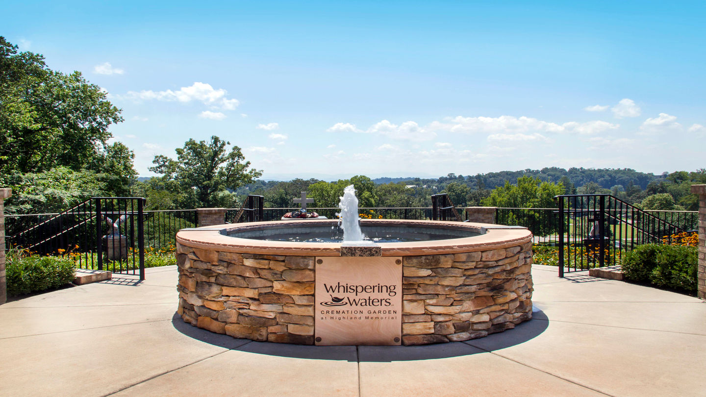 Whispering Waters Cremation Garden at Berry Highland Memorial