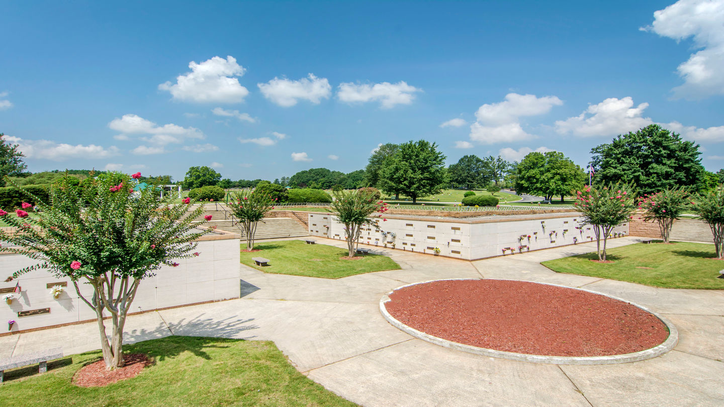 Cremation garden at Georgia Memorial Park Funeral Home and Cemetery Winkenhofer Chapel