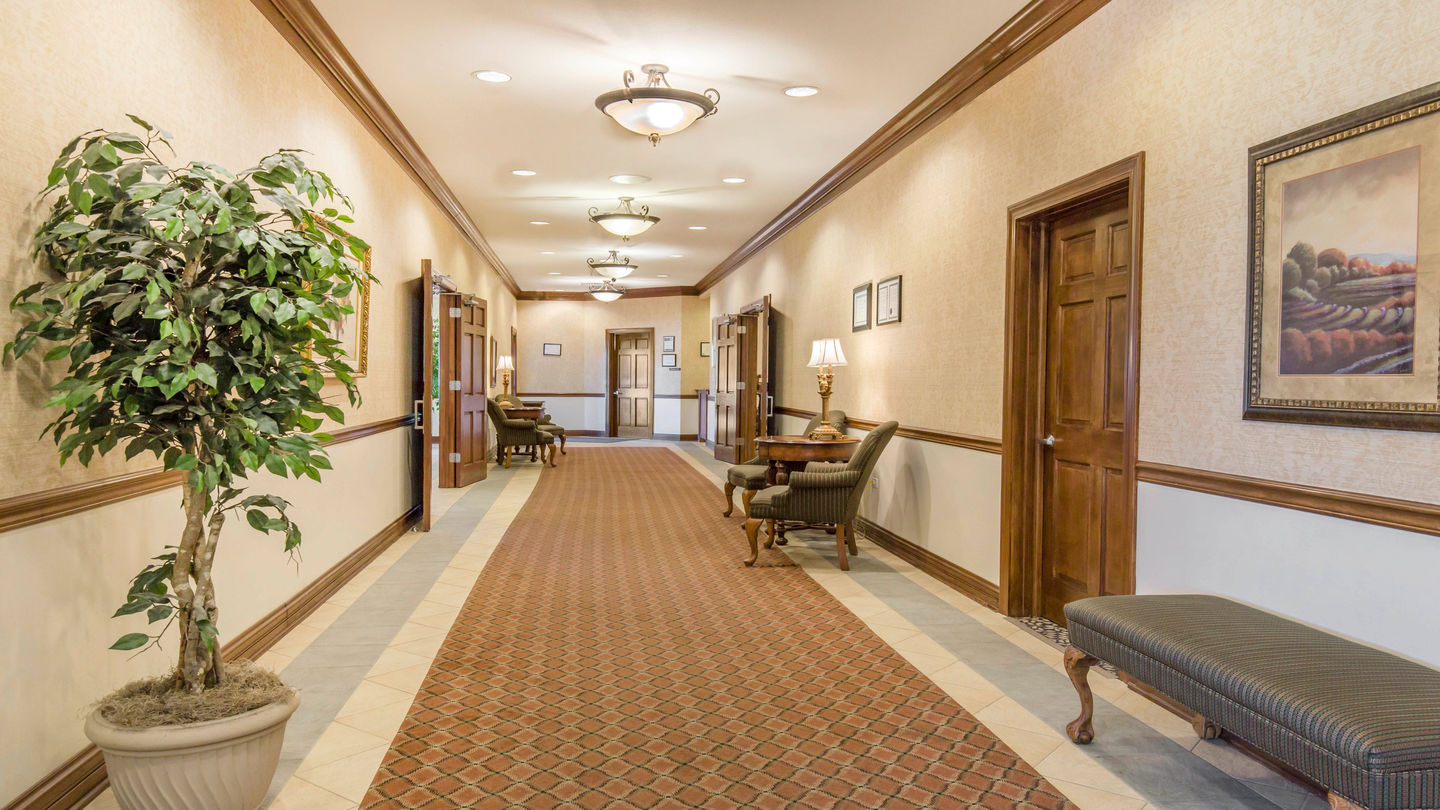 Lobby at Woodlawn Funeral Home