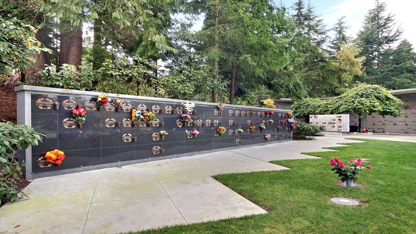 Columbarium at Floral Hills Cemetery.

