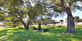 Cemetery grounds at Hillcrest Memorial Gardens