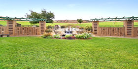 Water feature at Eternal Valley Memorial Park