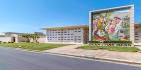 Mausoleum exterior at Mount Vernon Memorial Park & Mortuary.