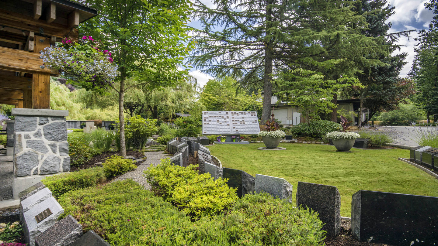 Cremation garden at Boal Chapel and Memorial Gardens