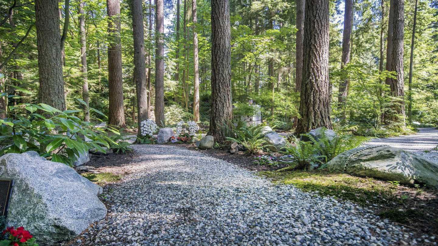 Cremation garden at Boal Chapel and Memorial Gardens
