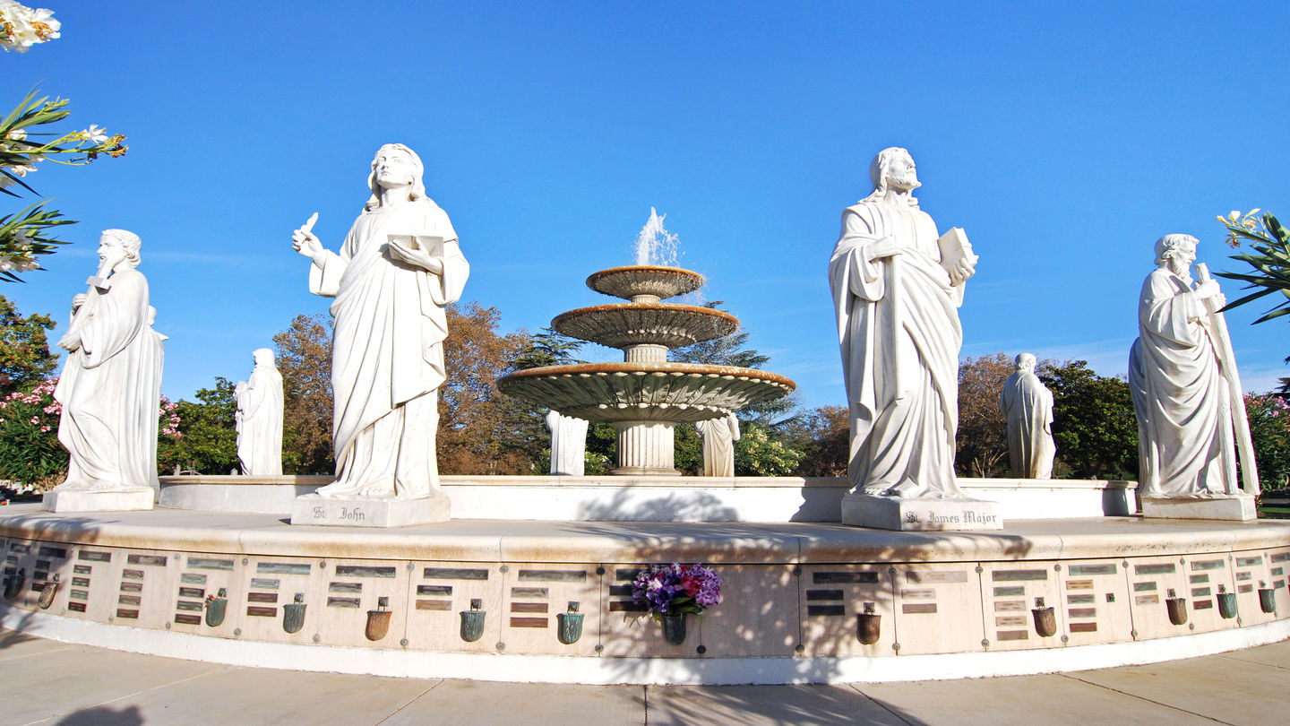 Apostles section at Oak Hill Funeral Home & Memorial Park