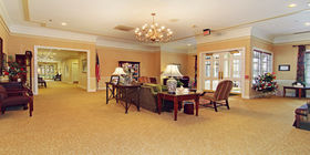 Lobby at Chapel Hill Gardens West Funeral Home