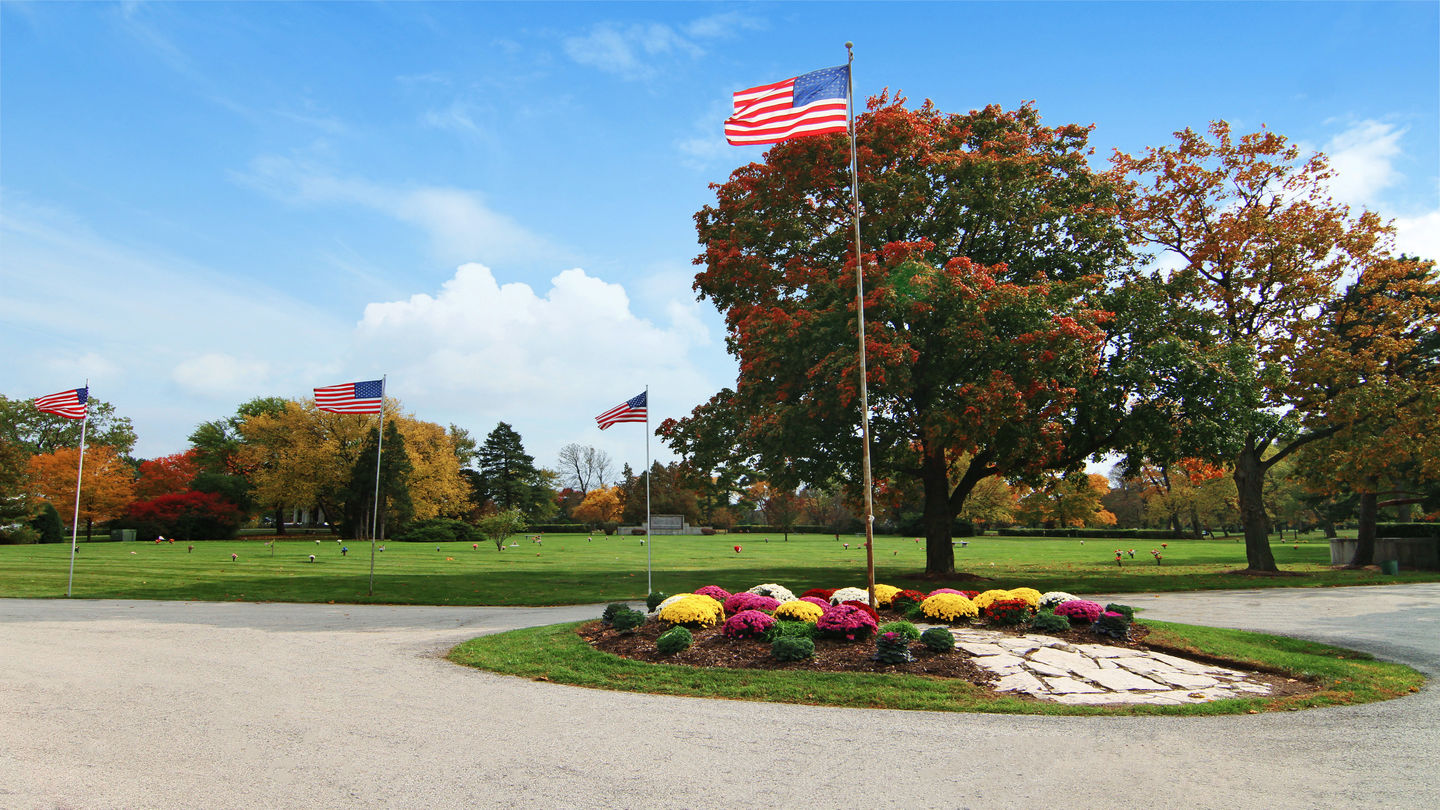 Front Entrance at Chapel Hill Gardens West Cemetery

