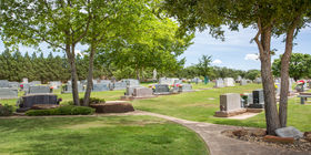 Cemetery grounds at Resthaven Memorial Park
