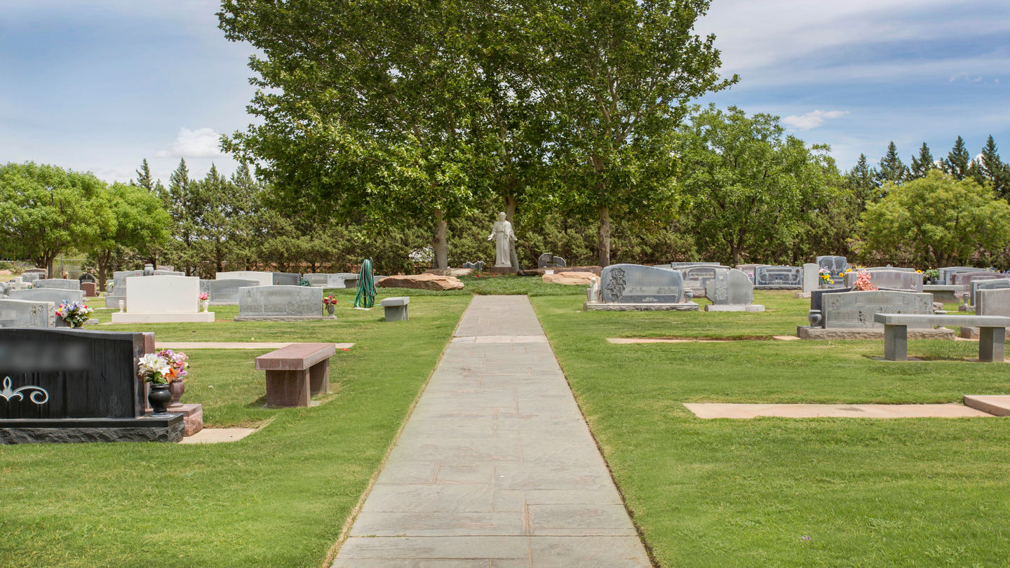Cemetery grounds at Resthaven Memorial Park