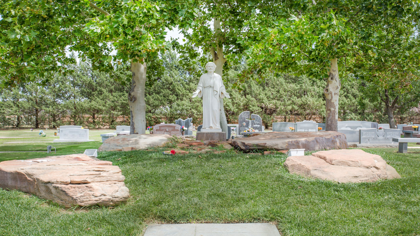 Special landscaping feature at Resthaven Memorial Park