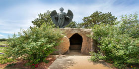 Special landscaping feature at Resthaven Memorial Park