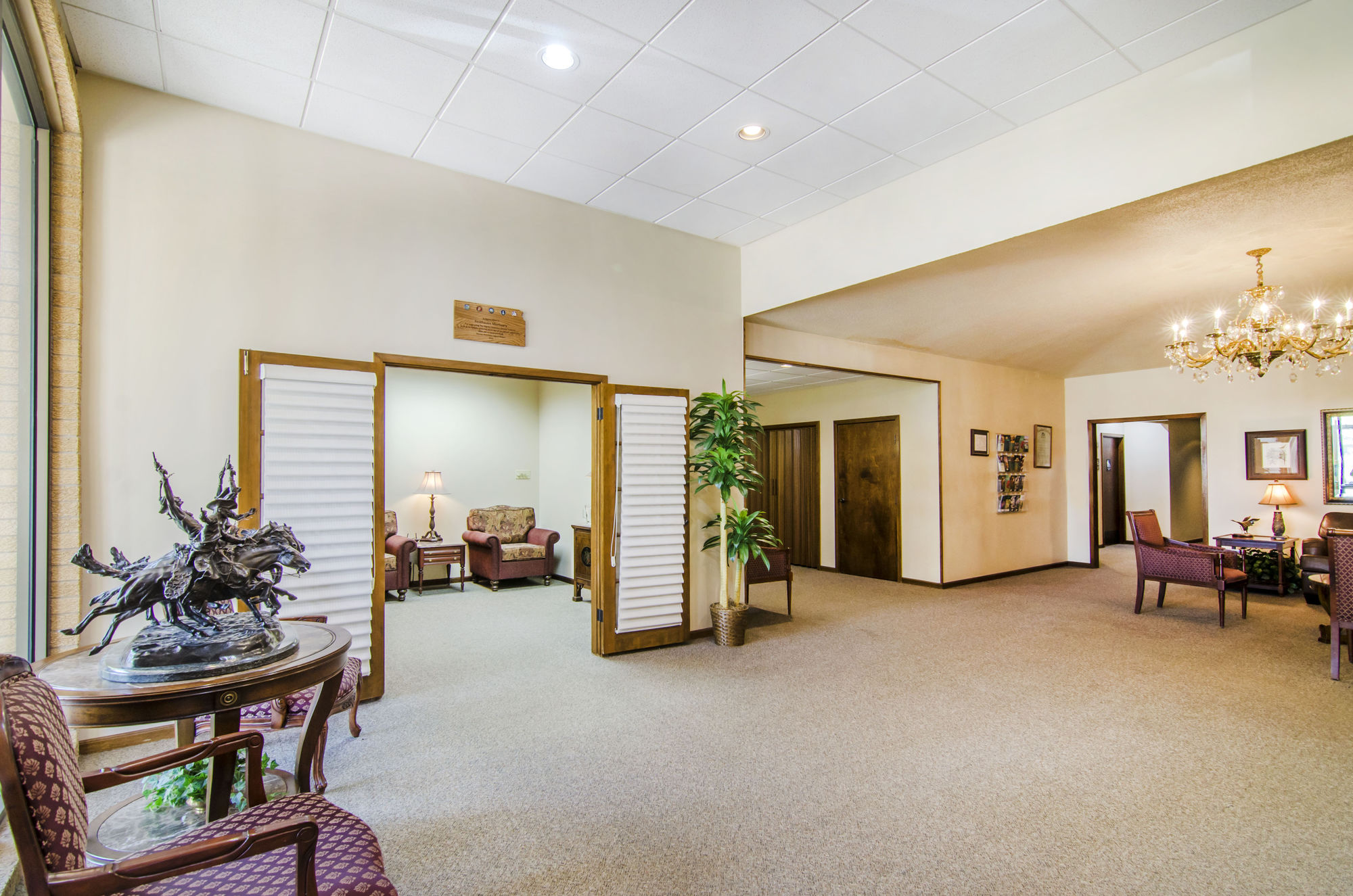 Sitting area at Resthaven Mortuary