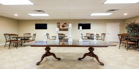 Reception room at Resthaven Funeral Home & Cemetery