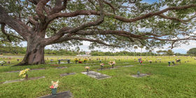 Cemetery grounds at Life Event Center at Florida Memorial Gardens