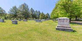 Cemetery grounds at Lynnhurst Cemetery