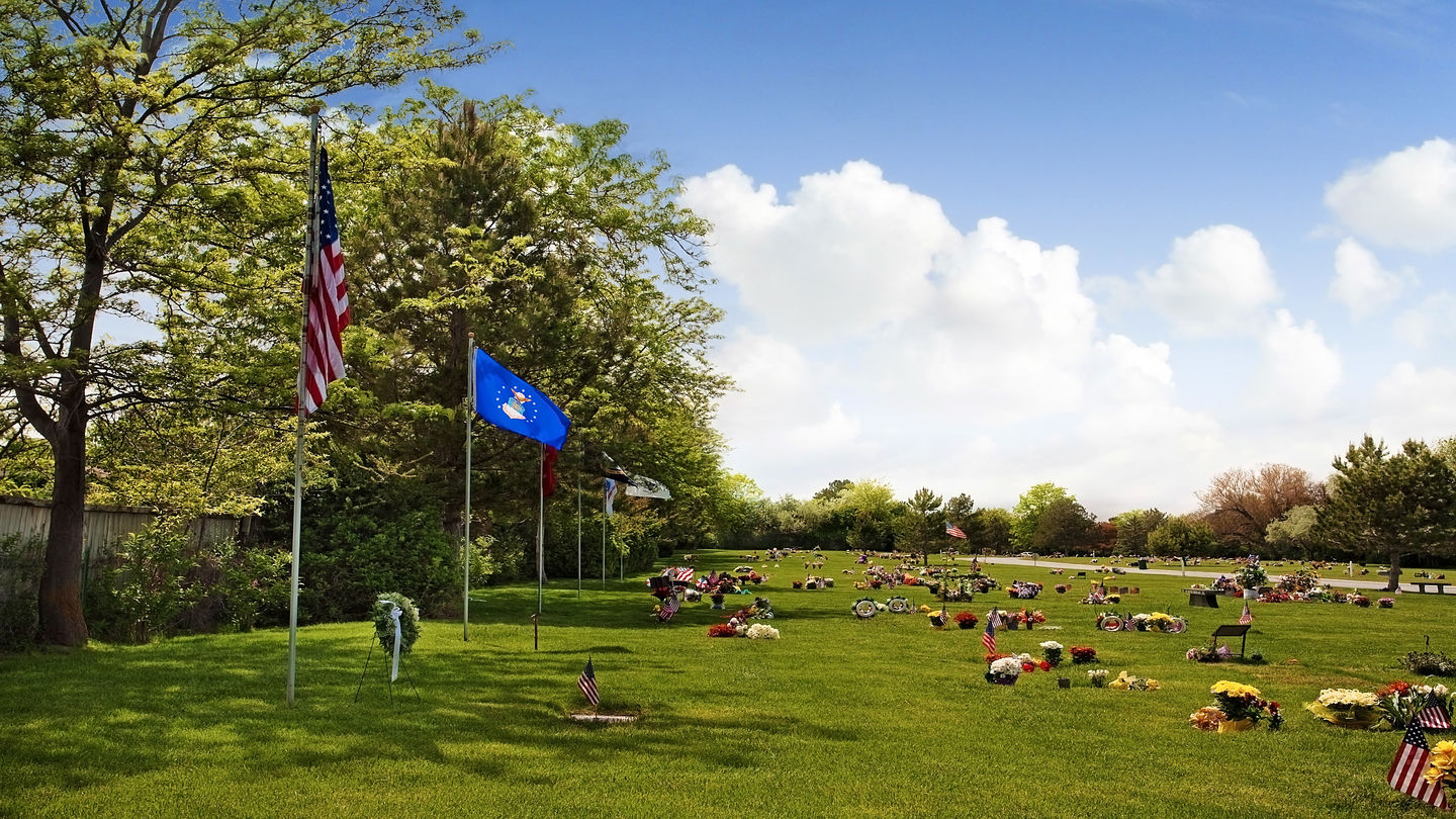 Cemetery grounds at Valley View Memorial Park & Funeral Home