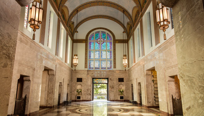 Grand Foyer of Hillcrest Mausoleum