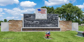 Veterans section at Oak Lawn Memorial Gardens