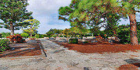 Cemetery grounds at Riverside Memorial Park