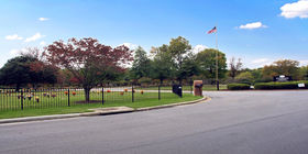 Entrance at Westminster Gardens Cemetery and Crematory