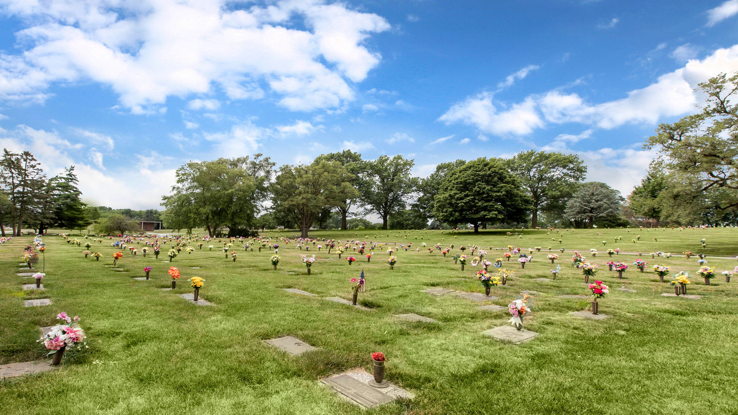 Cemetery grounds at Resthaven Cemetery