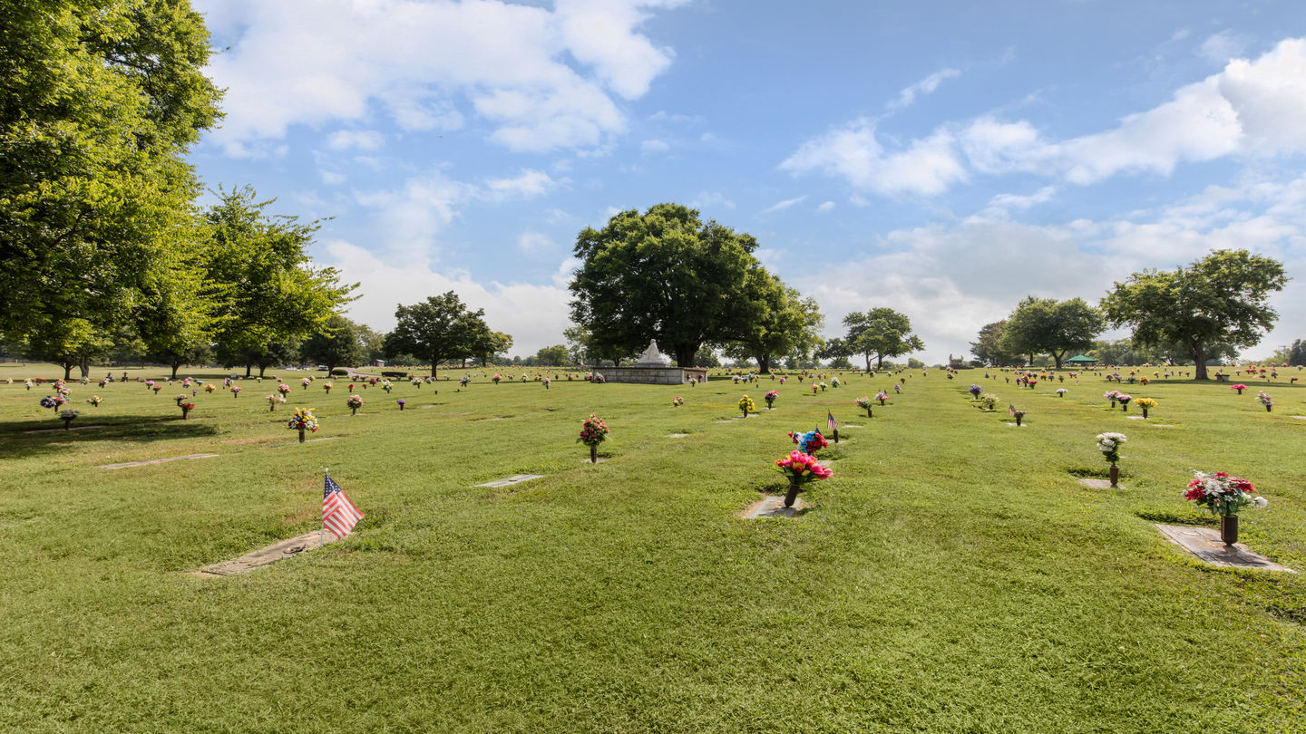 Cemetery grounds at Hermitage Funeral Home & Memorial Gardens