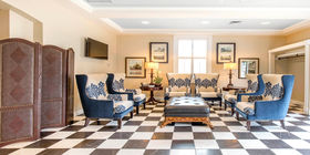 Sitting area at Demaine Funeral Home