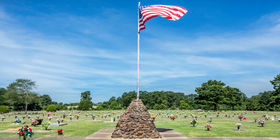 Veterans section at Centuries Memorial Park