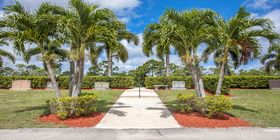 Cemetery grounds at IJ Morris at Star of David of the Palm Beaches