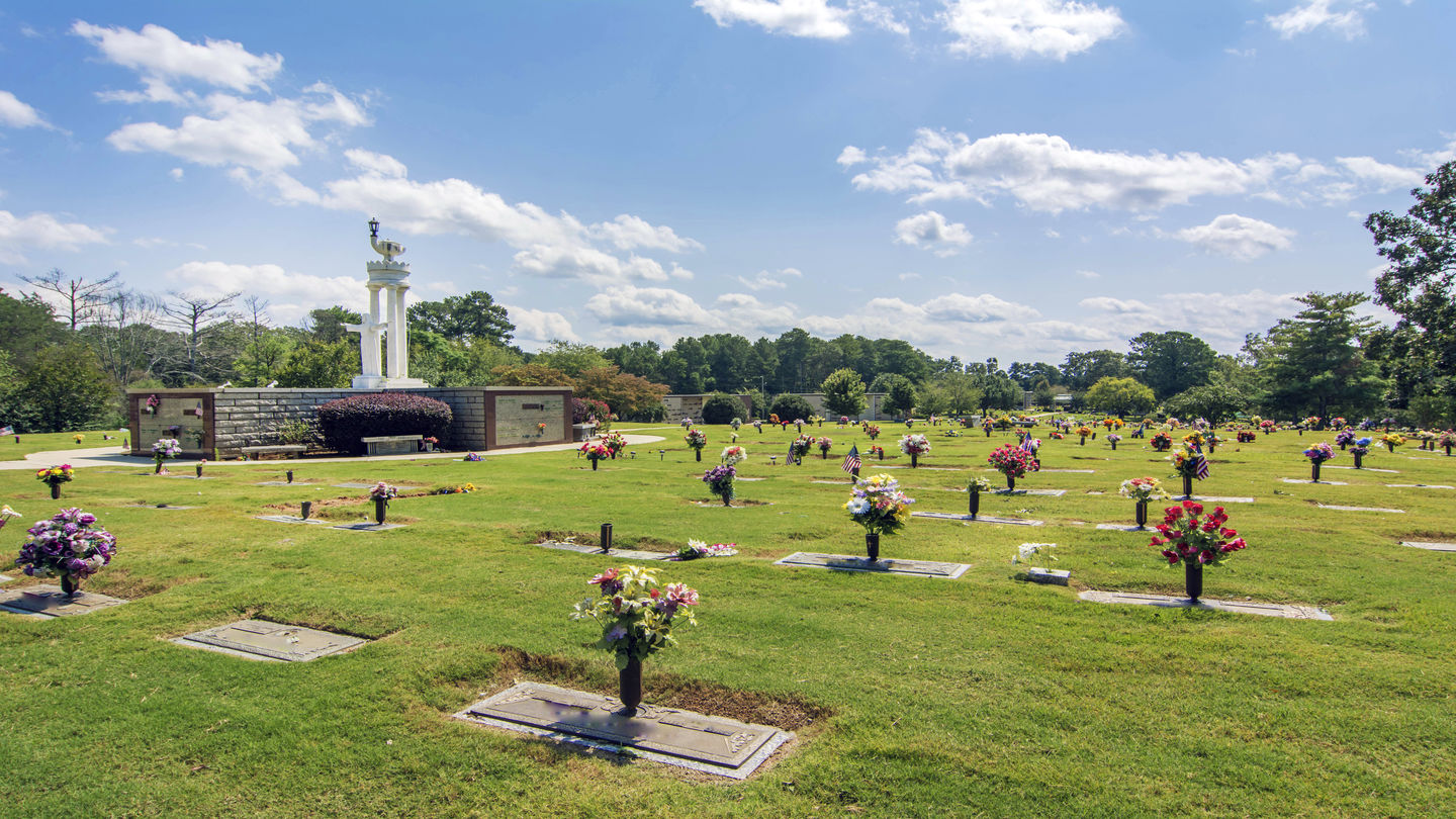 Cemetery grounds at Eternal Hills Memory Gardens