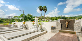 Cemetery Pantheons section at Cementerio Del Angel Parque De Luz
