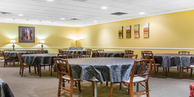 Reception room at Evergreen Funeral Home