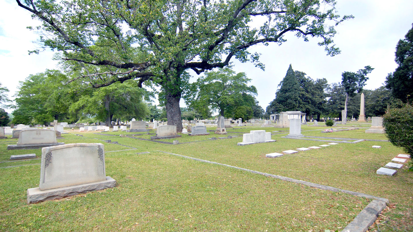Cemetery grounds at Elmwood Cemetery