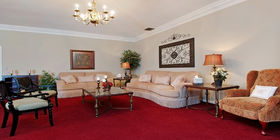 Sitting area at Kraeer Funeral Home and Cremation Center