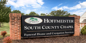 Signage at Hoffmeister South County Chapel