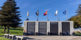 Veterans section at Eternal Valley Memorial Park