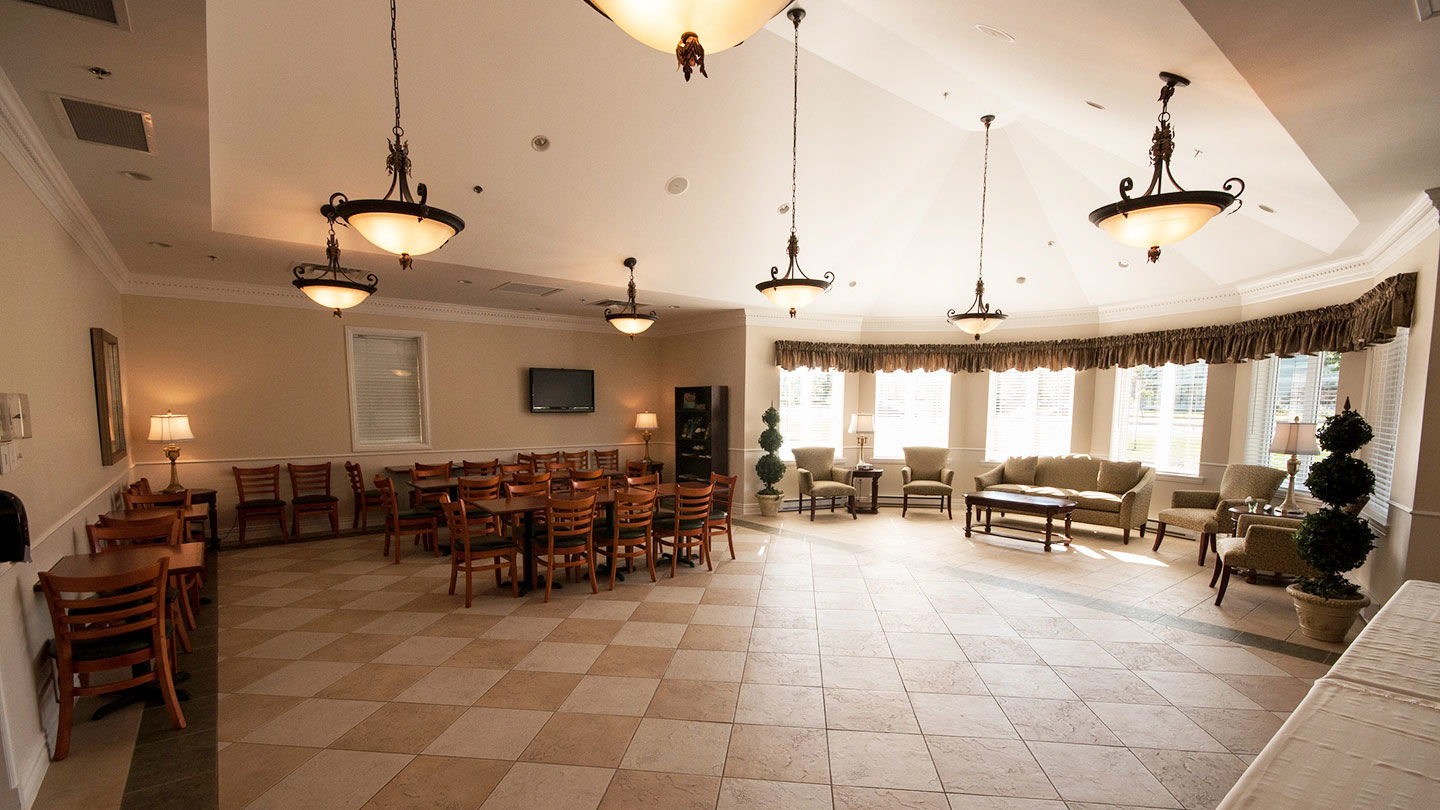 Reception room at JA Snow Funeral Home